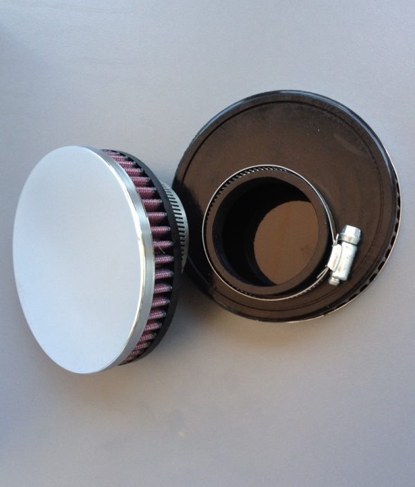 Pancake Air Filter OFFSET 58mm Hole