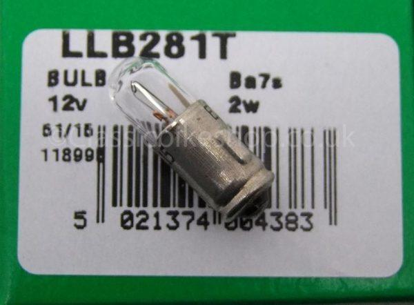 Bulb 12V 2W BA7S.  - Lucas - WW13082L