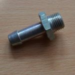 83-7055 83-5467 Outlet Stub - Rear Brake Reservoir - Triumph