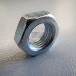 14.0403 NUT 3/8" UNF (PLAIN - THIN) (26078, 06.0347) ZINC PLATED