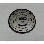97-4259 190cc Fork Top Sticker - Triumph