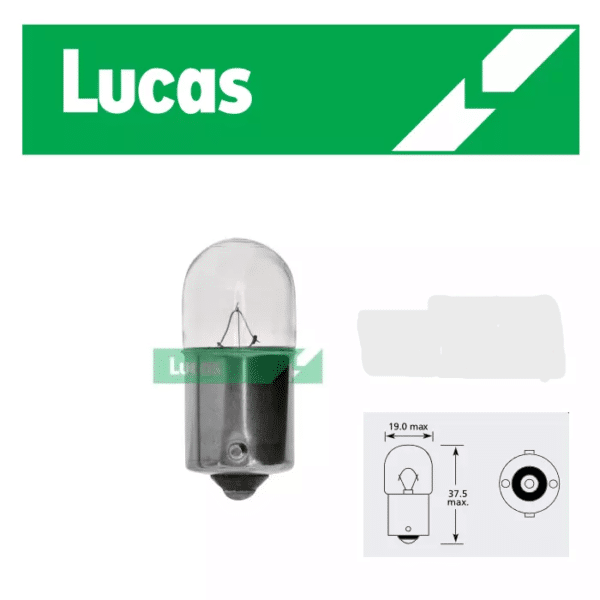Lucas 6v 5w BA15S - LLB205 - Motorcycle Classic Light Bulb - WW13059L
