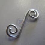 06.1676 DZUS FASTENER "S" CLIP (SIDE COVER) for Rivet use 00.0101.